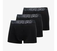 Boxer Under Arour Perforance Cotton 3in 3-Pack Black M