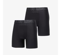 Boxer Under Arour Perforance Pouch Solid 6in 2-Pack Black M