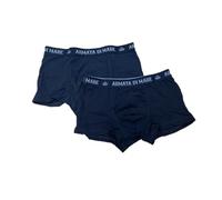 Boxer Uomo Armata di Mare Tg 4/M-5/L-6/XL-7/XXL con elastico a vista GT103 (4/M IT Uomo 40 EU, Blu)