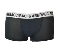 SG Boxer uomo BACI & ABBRACCI cotone elasticizzato elastico a vista con logo art