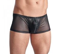 Boxer uomo con zip nero cerniera powernet