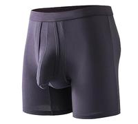 Boxer Uomo Cotone, Boxer Intimi da Uomo Senza Cuciture Design in Pizzo con Vita Bassa Sexy E Confortevole sotto Le Mutandine Comodi E Morbidi Boxer Uomo Elasticizzati Vita Alta per Il Fidanzato