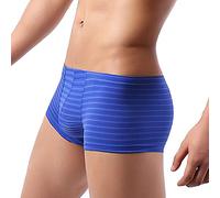 Boxer Uomo Cotone Elasticizzato, Mutande Boxer Uomo, Boxer da Uomo in Tessuto Elasticizzato con Stampa Biancheria Intima Traspiranti E Comodo Boxer Uomo Elasticizzati Trunk