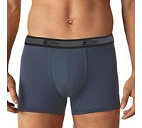 Boxer Uomo Cotone Elasticizzato Pacco da 4 Bielastico Mutande Uomo Cotone Intimo Mutande Uomo Colorate alla Moda Bianchi Neri Grigio 2384 (XL, 4 Blu)