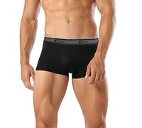 Boxer Uomo Cotone Elasticizzato Pacco da 4 Bielastico Mutande Uomo Cotone Intimo Mutande Uomo Colorate alla Moda Bianchi Neri Grigio 2384 (4 Neri, XL)