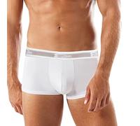 Boxer Uomo Cotone Elasticizzato Pacco da 4 Bielastico Mutande Uomo Cotone Intimo Mutande Uomo Colorate alla Moda Bianchi Neri Grigio 2384 (4 Bianchi, XXL)