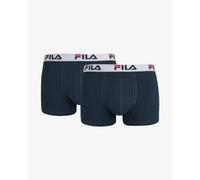 Boxer Uomo Cotone FILA [pacco da 2] Bianco Blu Nero Grigio