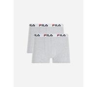 Boxer Uomo Cotone FILA [pacco da 2] Bianco Blu Nero Grigio