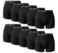 Boxer uomo cotone, mutande elastico, senza etichetta, traspiranti, eco, sport, L