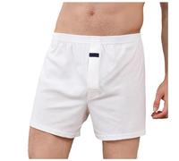 Boxer Uomo Cotone, Pantaloni da Uomo in Cotone Tinta Unita Modello Casual Comodo per Casa e Relax con Fodera Europea
