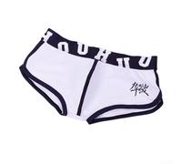 Boxer Uomo Cotone Traspirante Sport M-3XL (Bianco 3XL)