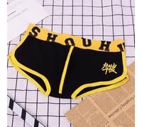 Boxer Uomo Cotone Traspirante Sport M-3XL (Nero L)