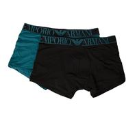 Boxer uomo EMPORIO ARMANI parigamba confezione 2 pezzi bipack elastico a vista e
