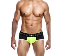 Boxer uomo giallo slip sexy maschile malebasics neon a vita bassa elasticizzato