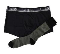 SG Boxer uomo GUESS e calzino lungo alto confezione da regalo con scatola artico