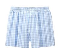 Boxer Uomo Larghi Mutande Uomo Boxer Confortevoli E Traspiranti Intimo Maschile A Quadri con Elastico Parlato Underwear Loose Fit Classici Multistagione Pantaloncini per Il Tempo Libero