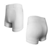 Boxer Uomo Lunghi - Mutande Uomo Personalizzate Men Skiing Wicking Quick Drying Breathable Sports Underwear And Comfortable Underwear (White M)