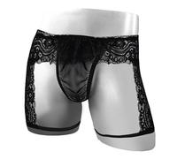 Boxer Uomo, Perizoma Uomo in Pizzo Sensuale con Taschino Frontale e Design Confortevole per Un Moderno Elegante