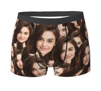 Boxer Uomo Personalizzato, Mutande Uomo Personalizzate e Divertenti con Stampe su Misura, Idee Regalo Romantiche per Fidanzato o Marito per Compleanno, San Valentino
