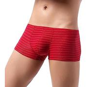 Boxer Uomo Sexy, Mutande da Uomo Senza Cuciture Design in Pizzo con Vita Bassa Sexy E Confortevole sotto Le Mutandine Comodi E Morbidi Boxer Traspiranti Uomo Intimo Uomo per Tutti I Giorni