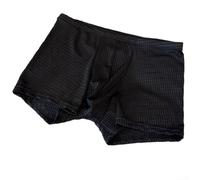 Boxer Uomo Taglia per forte Waffle Morbidi L-4XL Boxer Uomo Taglia | Texture waffle per unica, tessuto morbido, per forte L-4XL, per media comoda, ideale diario(Black XXXL)