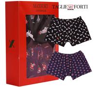 boxer uomo TAGLIE FORTI cotone elasticizzato mutanda 2 pezzi da 2XL 10XL Maxfort