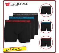 boxer uomo TAGLIE FORTI cotone elasticizzato mutanda intimo 3 pezzi da 2XL 10XL