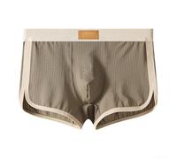 Boxer Uomo Tasca Bulge A Righe a Contrasto Boxer Uomo Tasca Bulge | Tasca bulge sagomata, design a righe per bicolore, supporto anatomico ottimale