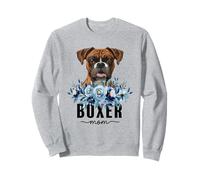 Boxer with Flowers Dog Mom Cute Pet Owner Lover Felpa