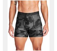 Under Armour Performance Tech Boxerjock - Boxer da 15,2 cm, Confezione da 3, Stampa Mimetica Nera, Taglia L