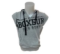 Boxeu Des Rues Maglia Smanicata con Cappuccio BXT-4477 Colore Grey Mel taglia M