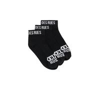 BOXEUR DES RUES 3PACK CALZE CORTE NERO
