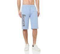 BOXEUR DES RUES Pantaloncino Azzuro con Logo (IT, Testo, S, Regular, Regular)