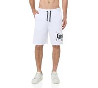 BOXEUR DES RUES Pantaloncino Bianco con Logo (IT, Testo, S, Regular, Regular)