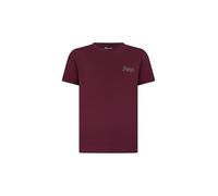 BOXEUR DES RUES T-Shirt con Tape Stampato (IT, Testo, M, Regular, Regular, Bordeaux)