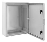 BOXEXPERT Alloggiamento in plastica con tettuccio a pioggia, in plastica ABS, IP65, alloggiamento industriale, alloggiamento vuoto con tetto resistente alle intemperie, 500 x 400 x 175 mm, grigio,