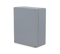BOXEXPERT Alloggiamento industriale in alluminio, serie Alster, 280 x 230 x 110 mm, IP 66, grigio RAL7001