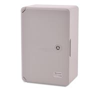 BOXEXPERT Custodia in plastica ABS, IP65, custodia a parete, custodia vuota, 300x200x130mm, grigio, custodia serie Fleet