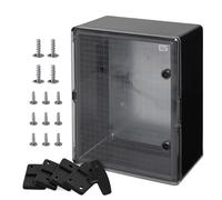 BOXEXPERT cassetta di distribuzione esterno IP65 ABS 500 x 400 x 240 mm Fleet, impermeabile, armadio elettrico/wand, custodia industriale vuota, nera