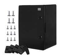 BOXEXPERT Custodia in plastica ABS, IP65, custodia a parete, custodia vuota, 400x300x220mm, nero, custodia serie Fleet