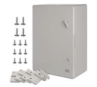 BOXEXPERT Custodia in plastica ABS, IP65, custodia a parete, custodia vuota, 500x350x190 mm, grigio, custodia serie Fleet