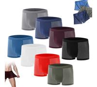 Boxhero Boxer in Fibra di Bambù da 4/8 Pezzi, Boxer in Fibra di Bambù, Boxer in Bambù Box Hero per Intimo da Uomo Comfort per Tutto il Giorno, Intimo da Uomo in Bambù Boxer in Bambù (8 pezzi-A,6XL)
