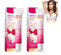 Boxiatil 2 Pezzi Bust Firming Cream, Crema Liftante Per L'ingrandimento Del Seno, per la Pelle Rassodante Migliora l'elasticità Crema per il Seno Modellante per Seni Cadenti