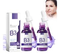 Boxiatil 2 Pezzi Facial Serum B3, Siero Viso Antirughe alla Niacinamide, Trattamento Anti-Acne e Rassodante, Restringe Efficacemente i Pori, Ideale per Tutti i Tipi di Pelle