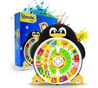 Boxiki kids Giocattolo Educativo Inglese Bambini, Tablet Apprendimento Interattivo Pinguino con Alfabeto ABC, Ortografia, Parole, Forme, Quiz e Canzoni, Gioco Elettronico Prescolare Bambini 3+ Anni