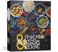 BOXILAND® Calendario dell’Avvento Bio Frutta, Noci & Semi 2025 [CON 24 SNACK SALUTARI] - Calendario dell’Avvento Bio di Noci, Snack Vegani & Bio - calendario dell’avvento (Prodotto in Germania)