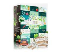 [ Boxiland ] Calendario dell'Avvento con semi per giardinieri da seminare I 24 deliziose varietà di verdure, erbe e frutta per il giardino Calendario dell'Avvento 2023
