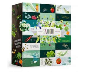 BOXILAND® Sementi Calendario dell'Avvento 2026 con semi di verdure ed erbe | 24 varietà di semi per ortaggi, erbe, frutta e fiori - il regalo per giardinieri in attesa della primavera