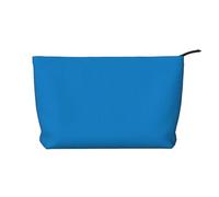 BOXILTD A playful little cat makeup bag - Morbida borsa da viaggio per il trucco, custodia compatta con chiusura a cerniera, ideale per gli oggetti essenziali, Colore blu naturale, Taglia unica