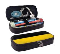 BOXILTD Anhalt - Astuccio in pelle con bandiera del cantone della Sassonia-Anhalt, astuccio multiuso con chiusura a cerniera, un grazioso portapenne adatto per il lavoro